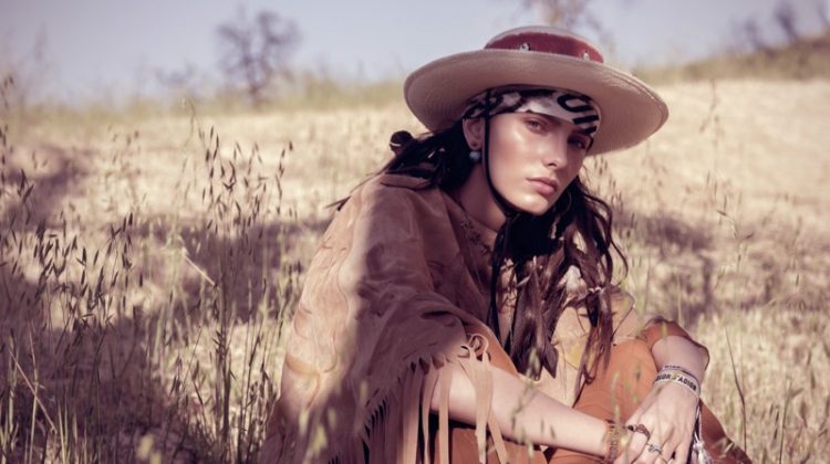 Carol Paes is a Nature Girl in Dior for ELLE Czech