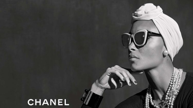 Adwoa Aboah is a Vision in Chanel Eyewear’s Spring 2018 Campaign