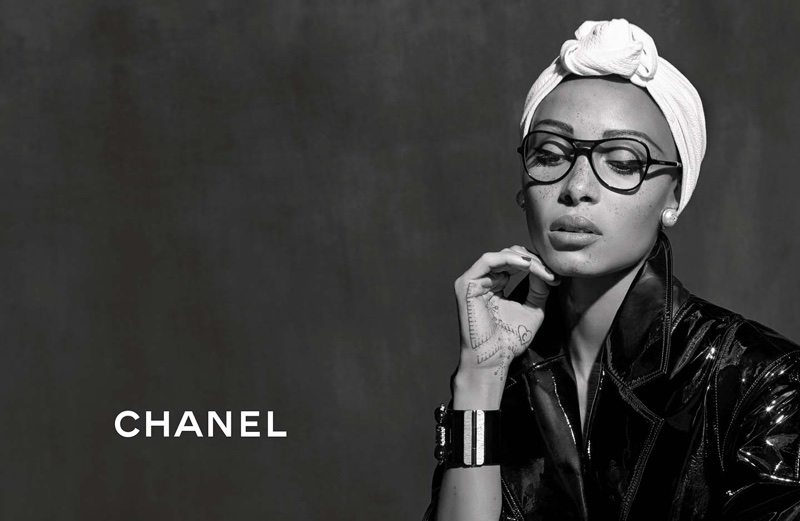 Karl Lagerfeld photographs Chanel Eyewear's spring-summer 2018 campaign