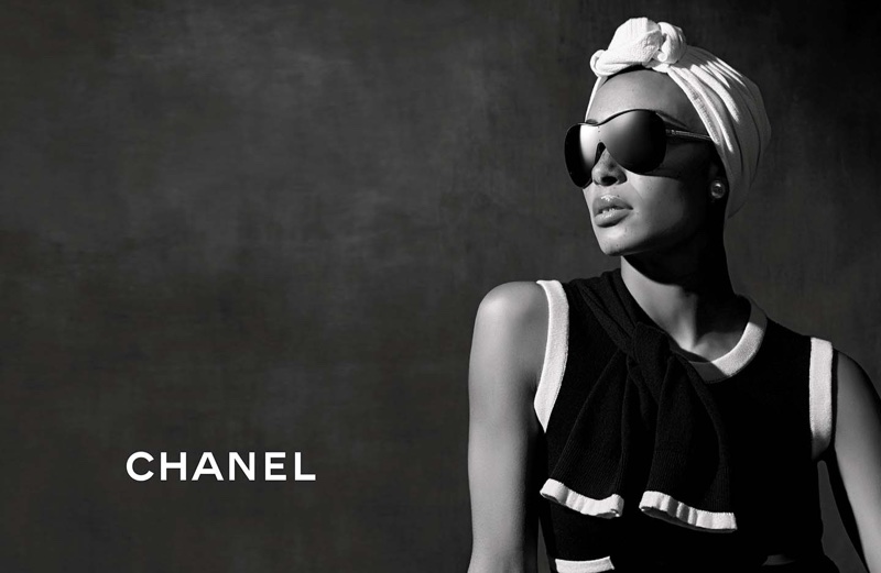 An image from Chanel Eyewear's spring 2018 advertising campaign