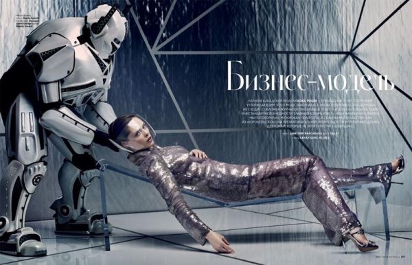 Coco Rocha | Futuristic Fashion Editorial | InStyle Rusisa Cover