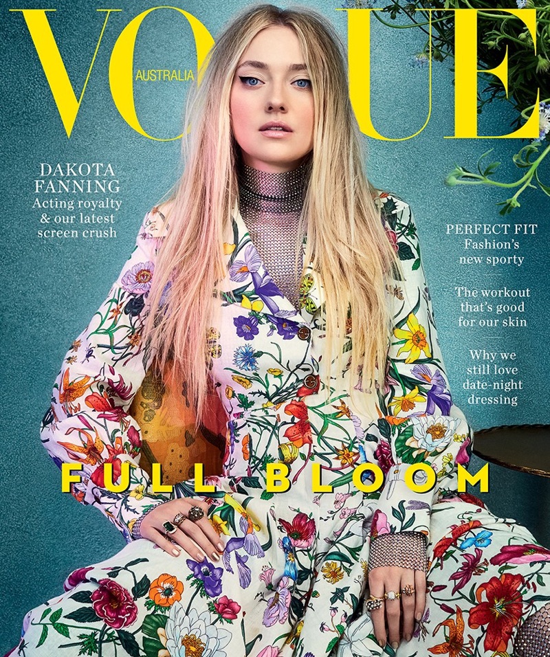 Dakota Fanning on Vogue Australia February 2018 Cover