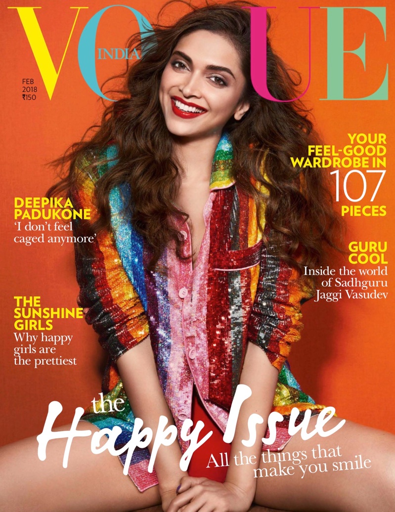 Deepika Padukone on Vogue India February 2018 Cover