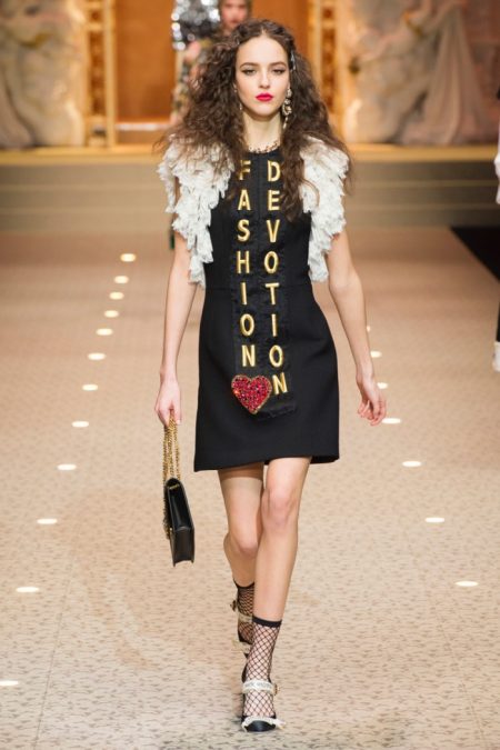Dolce & Gabbana Show Their Love Of Fashion for Fall 2018