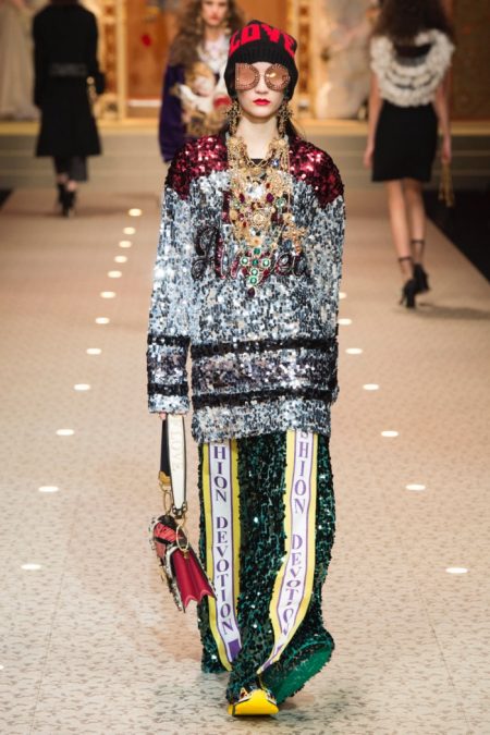 Dolce & Gabbana Show Their Love Of Fashion for Fall 2018