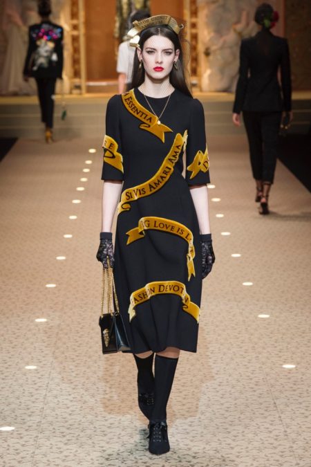Dolce & Gabbana Show Their Love Of Fashion for Fall 2018