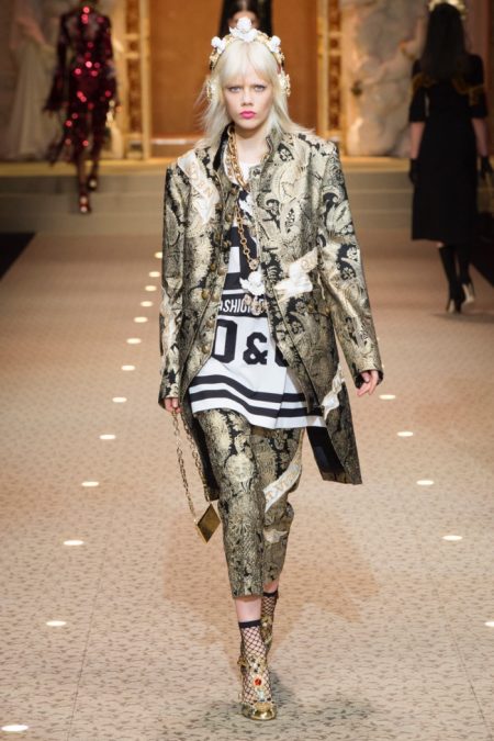 Dolce & Gabbana Show Their Love Of Fashion for Fall 2018