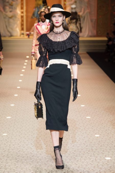 Dolce & Gabbana Show Their Love Of Fashion for Fall 2018