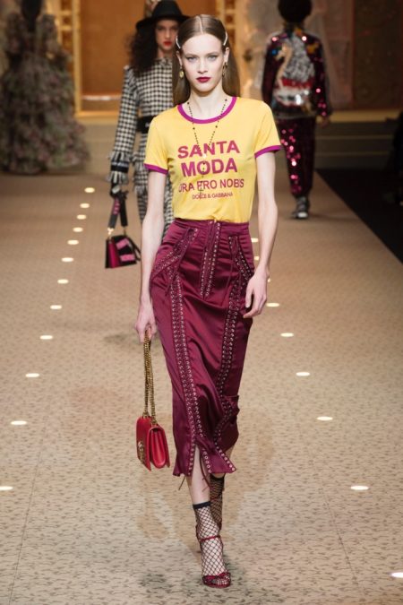 Dolce & Gabbana Show Their Love Of Fashion for Fall 2018