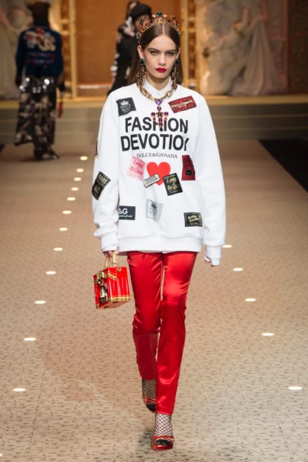 Dolce & Gabbana Show Their Love Of Fashion for Fall 2018