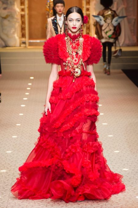 Dolce & Gabbana Show Their Love Of Fashion for Fall 2018