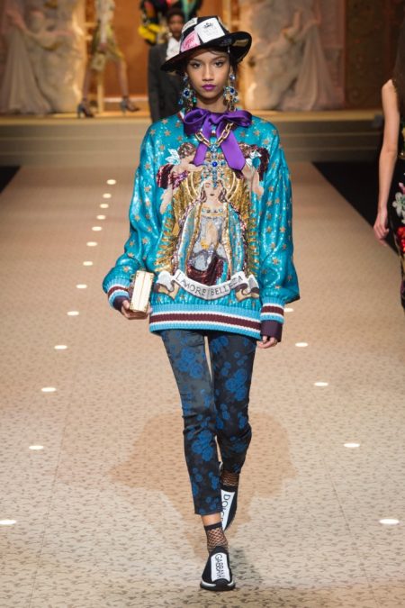 Dolce & Gabbana Show Their Love Of Fashion for Fall 2018
