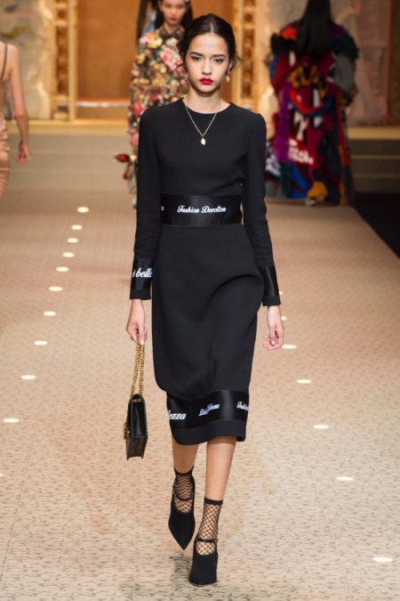 Dolce & Gabbana Show Their Love Of Fashion for Fall 2018