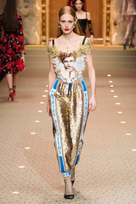 Dolce & Gabbana Show Their Love Of Fashion for Fall 2018