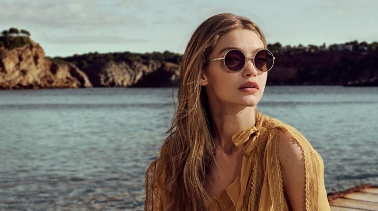 Supermodel Gigi Hadid collaborated with Vogue Eyewear for 2018