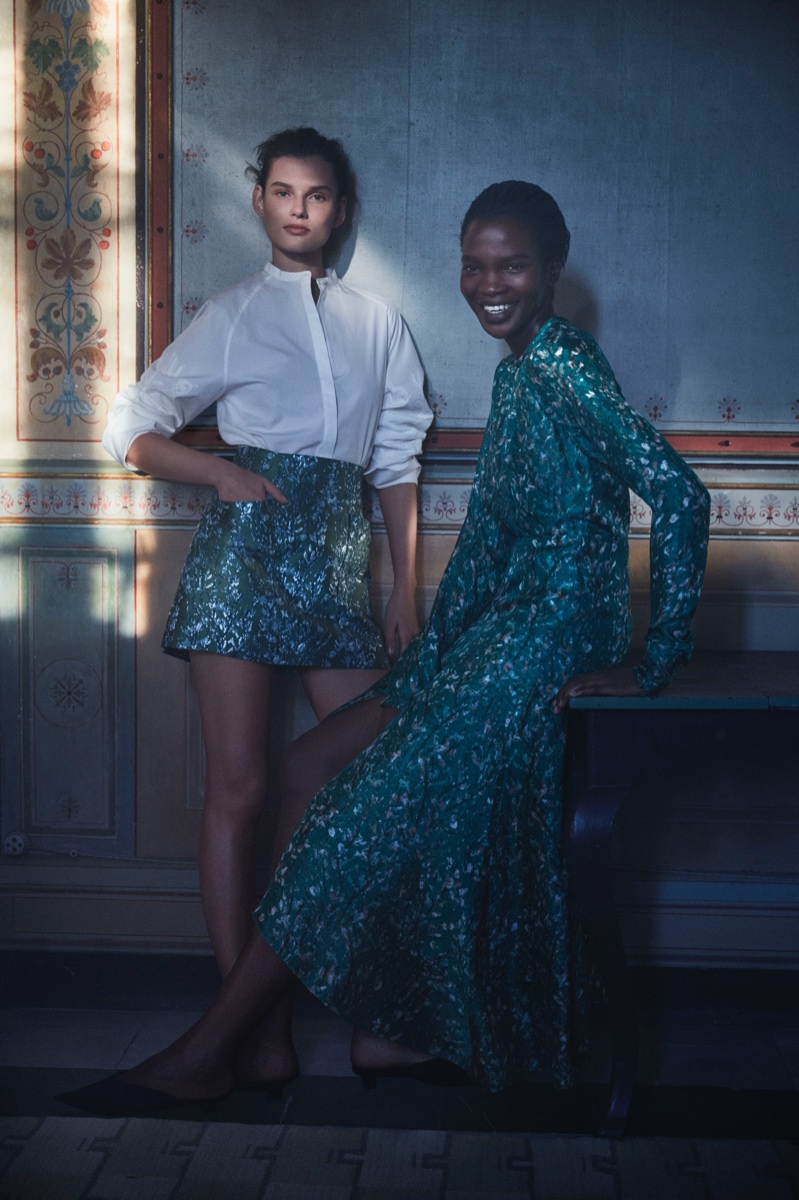 Giedre Dukauskaite and Aamito Lagum front H&M Conscious 2018 campaign