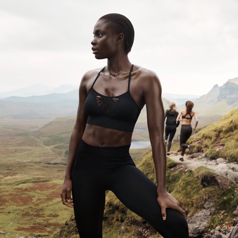 H&M Conscious Sports Bra with Low Support and Sports Tights