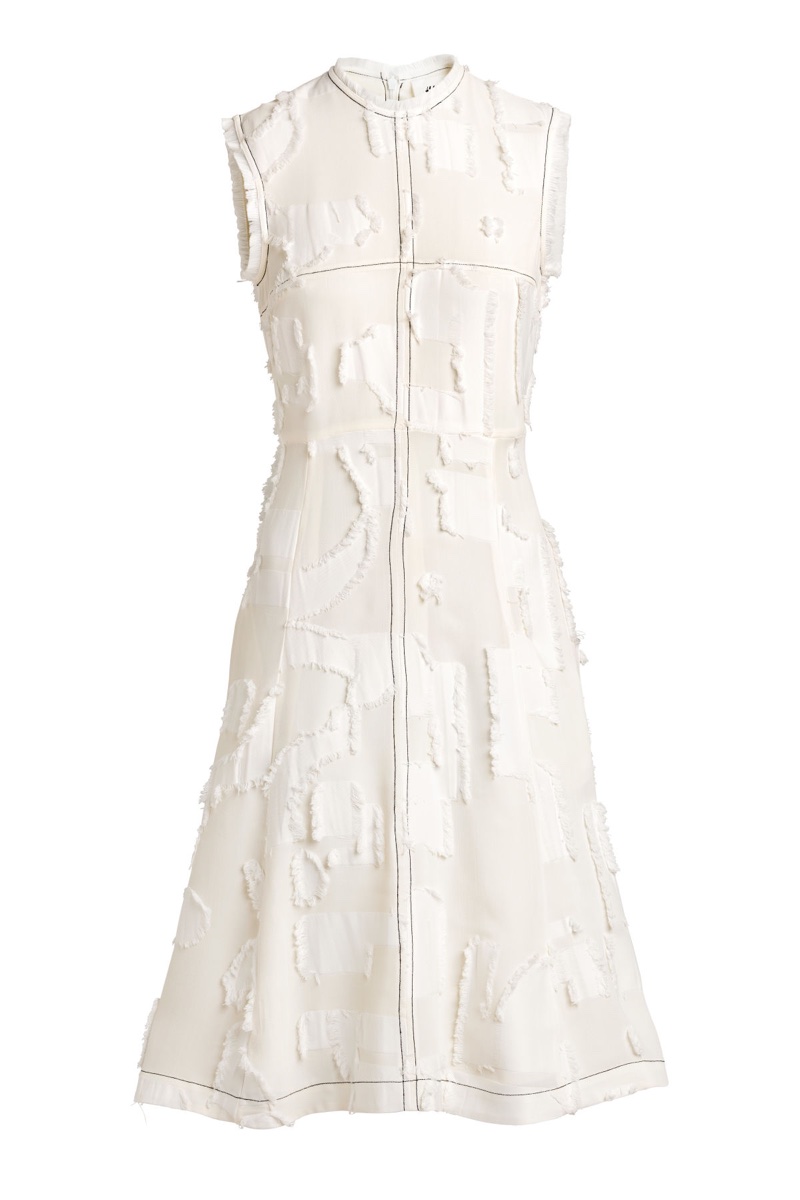 h&m studio white dress