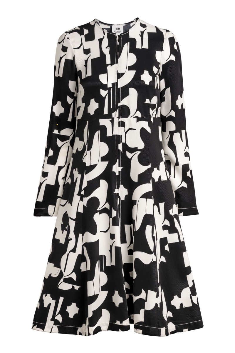 H&M Studio Short Patterned Dress $129