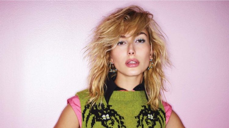 Hailey Baldwin Takes On Colorful 90’s Style for ELLE
