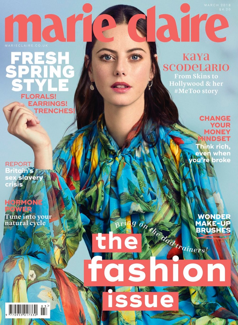 Kaya Scodelario on Marie Claire UK March 2018 Cover