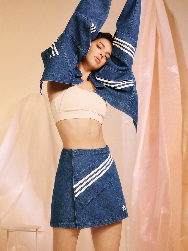 Kendall Jenner flaunts her toned stomach in adidas Originals by Daniëlle Cathari campaign