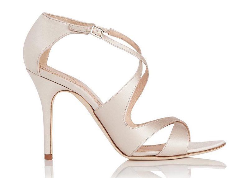 L.K. Bennett  x Jenny Packham Brielle Satin Sandal $425