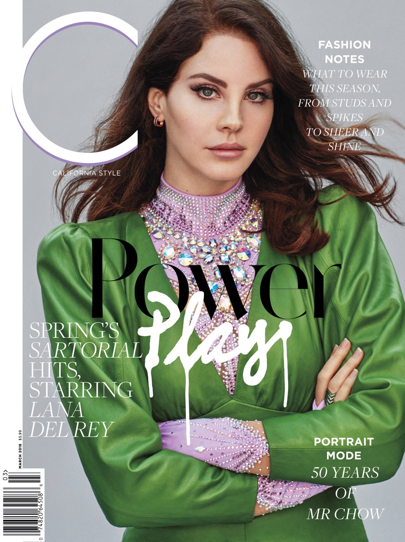 Lana Del Rey on C Magazine March 2018 Cover