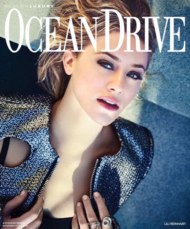 Lili Reinhart on Ocean Drive February 2018 Cover