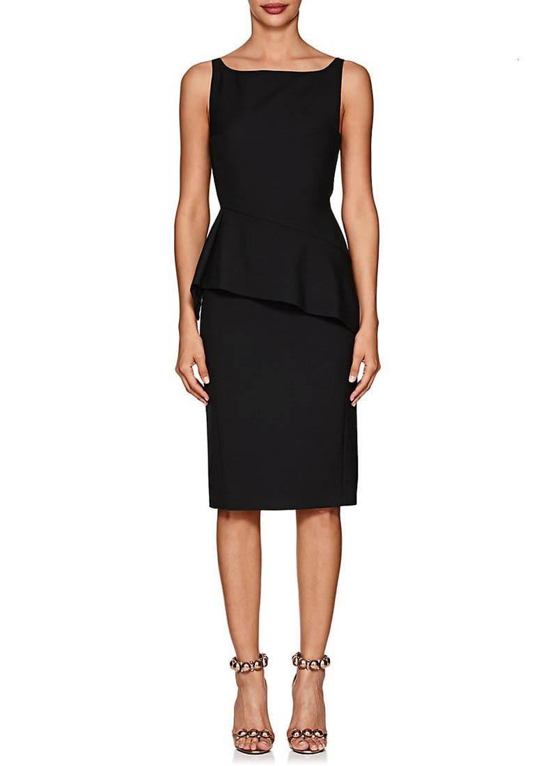 Narciso Rodriguez Wool Fitted Peplum Dress $2,095