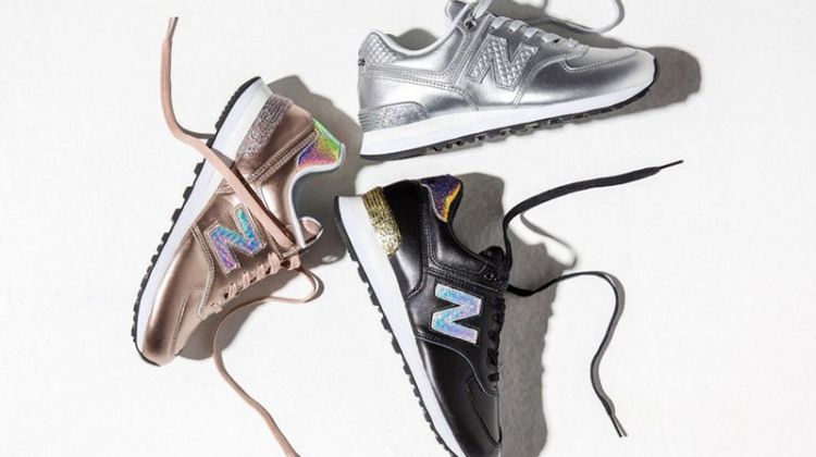 New Balance 574 Glitter Punk Sneakers