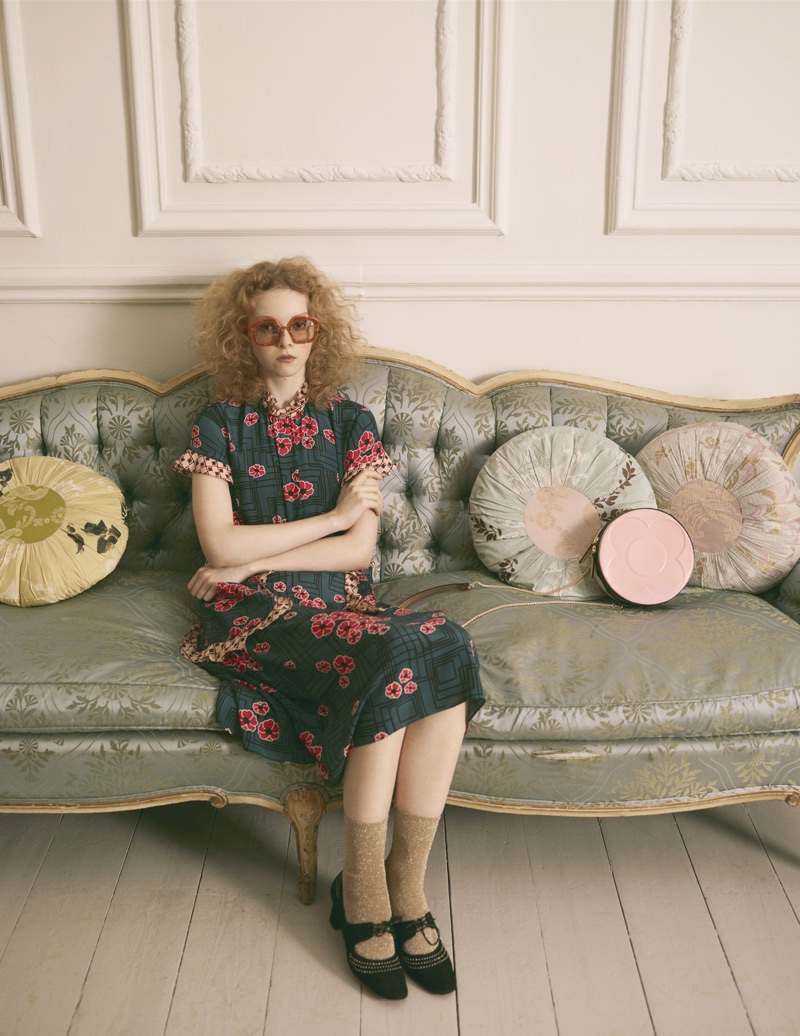 An image from Orla Kiely's spring 2018 advertising campaign