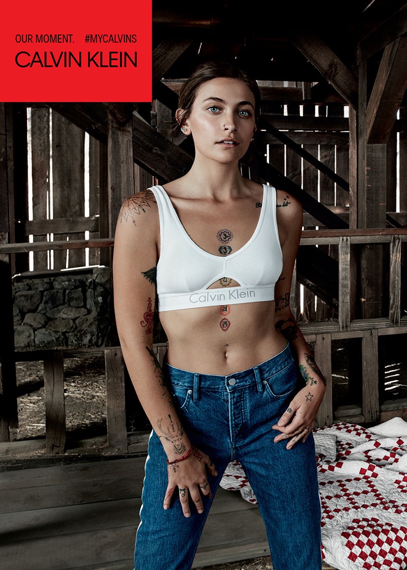 Paris Jackson stars in Calvin Klein Jeans spring-summer 2018 campaign