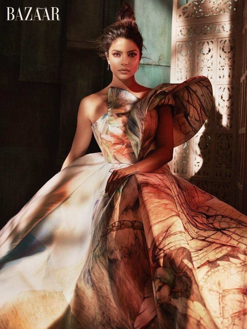 Bet You Can't Guess What Priyanka Chopra Jonas' Romantic Nina Ricci Gown Is  Made of - Fashionista