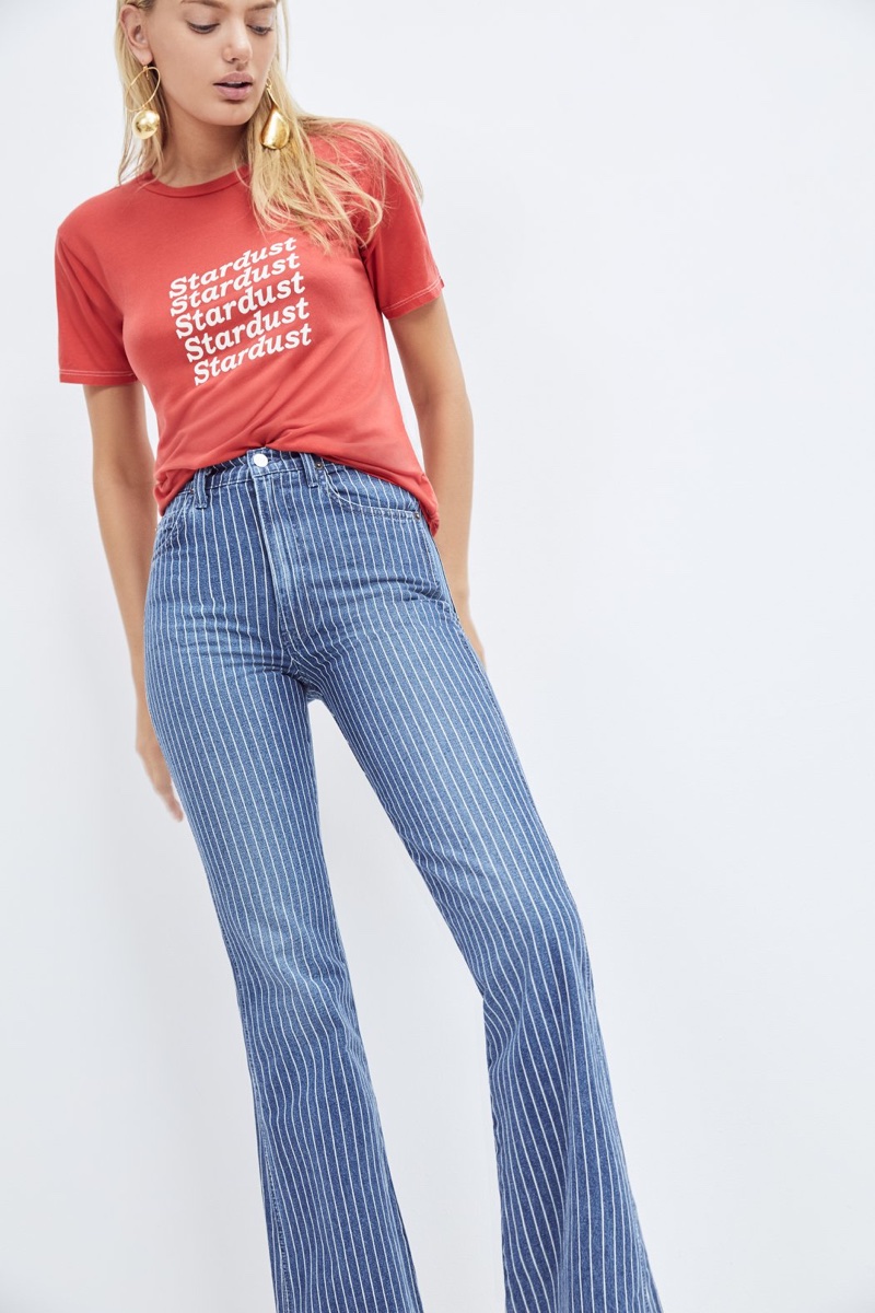 Reformation MacGraw Jean in Mesa Stripe $148