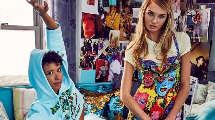 Romee Strijd & Dilone Pose at Home in the Spring Collections for Vogue Turkey