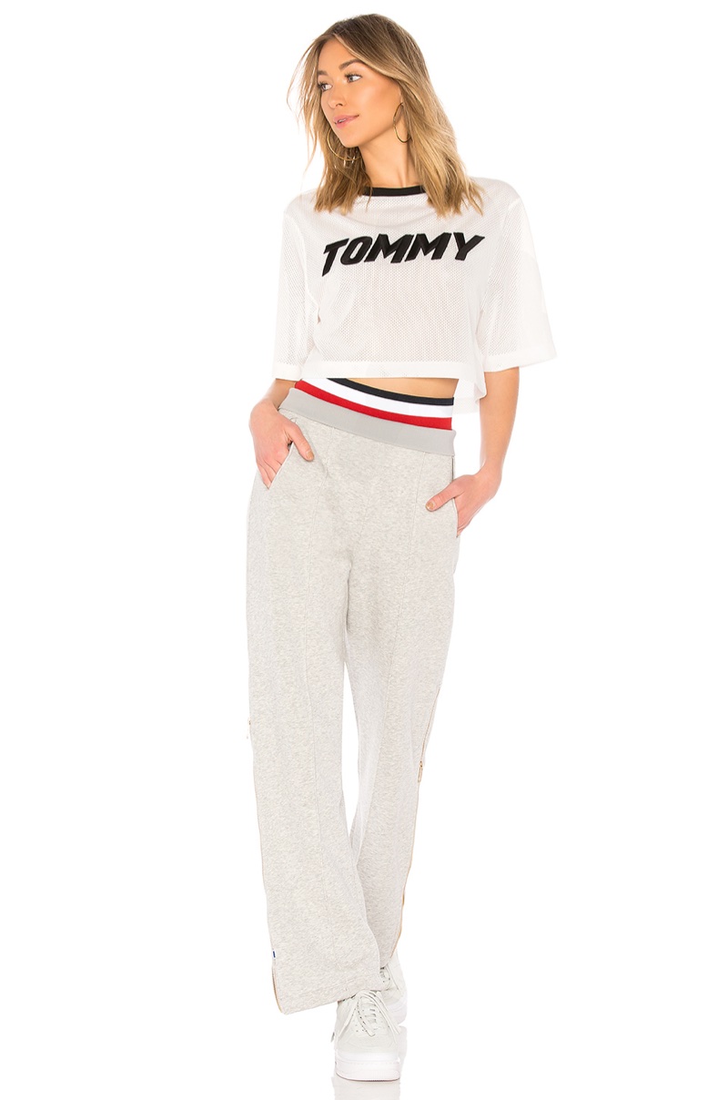 Tommy x Gigi Racing SS Top $80 and Zip Track Pant $149