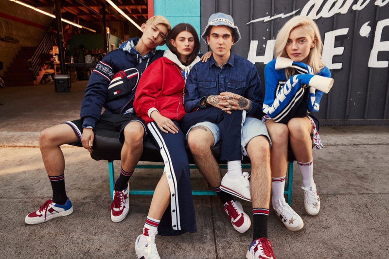 An image from Tommy Jeans spring 2018 advertising campaign