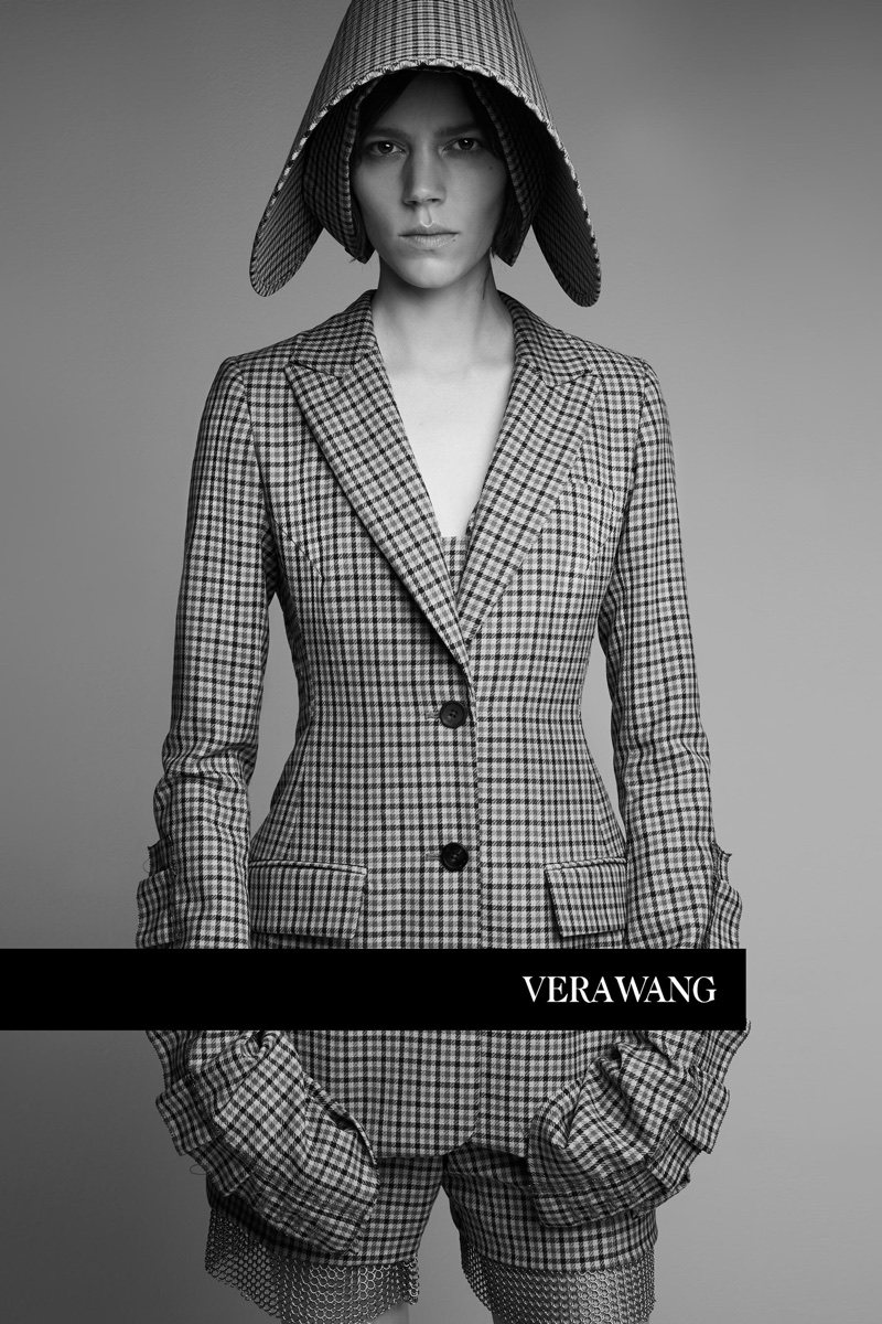 Vera Wang embraces plaid prints in spring-summer 2018 campaign