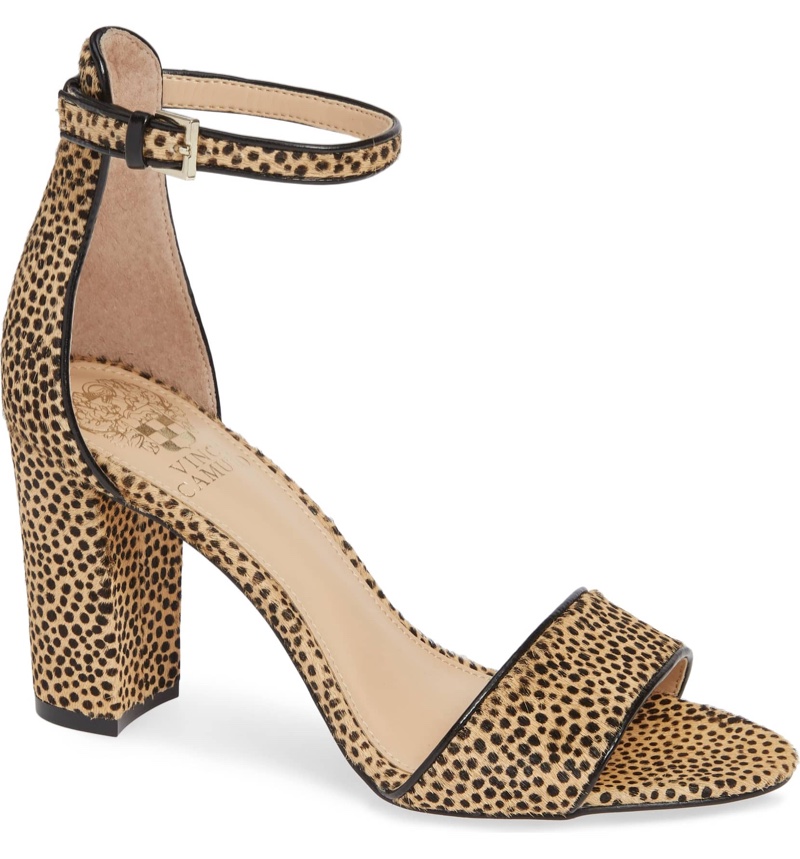 Vince Camuto Corlina Genuine Calf Hair Ankle Strap Sandal $59.96 (previously $99.95)