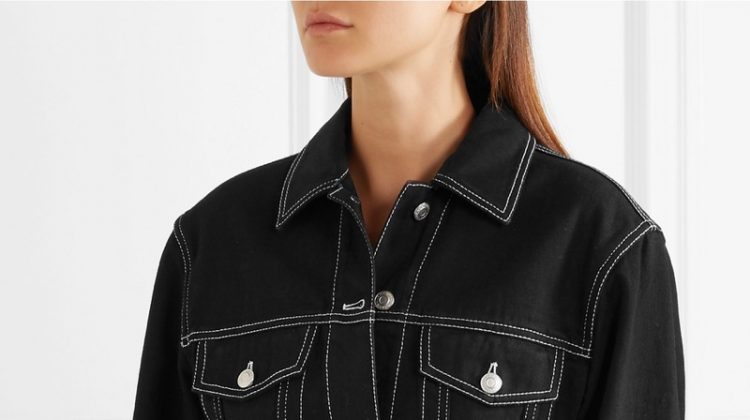 Alexander McQueen Zip Detailed Denim Jacket $1,575