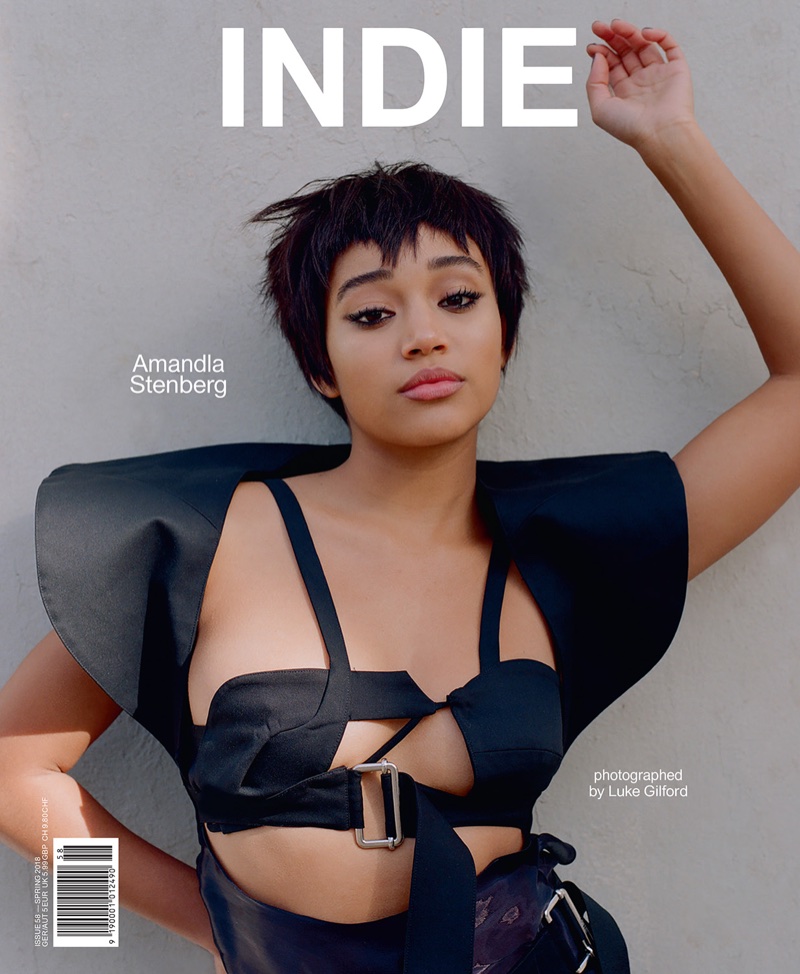 Amandla Stenberg on Indie Magazine Spring 2018 Cover