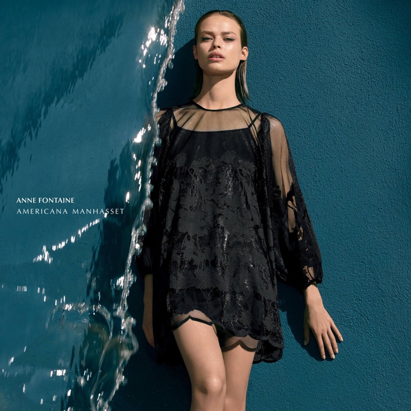 Americana Manhasset spotlights Anne Fontaine dress in spring-summer 2018 campaign