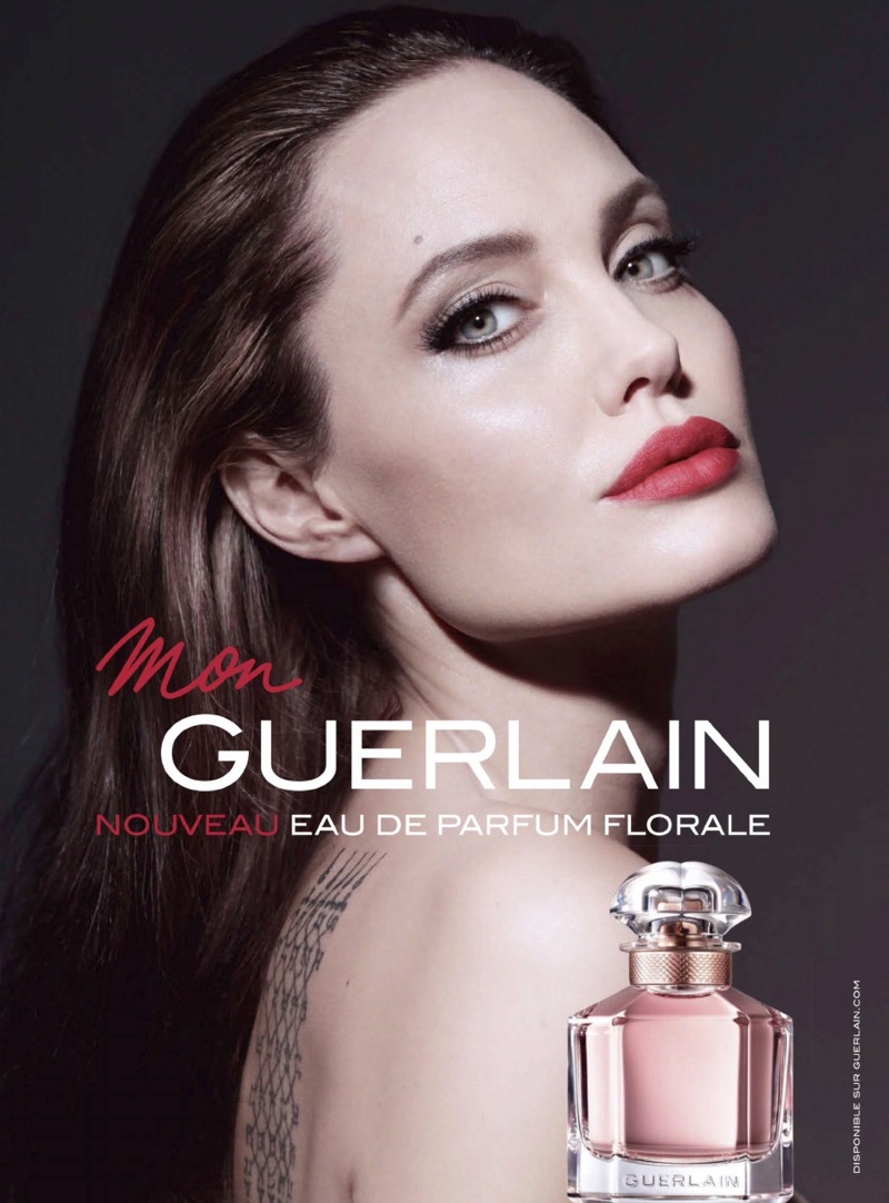 Angelina Jolie stars in Mon Guerlain Eau de Parfum Florale campaign