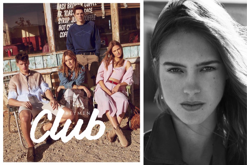 Filip Hrivnak, Julia Jamin, Camille Rowe and Josh Beech appear in Beymen Club’s spring-summer 2018 campaign