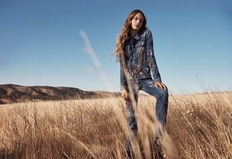 Ariel Murtagh appears in Calvin Klein Jeans' spring-summer 2018 campaign