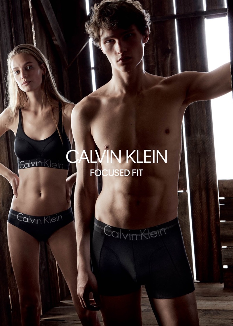 An image from Calvin Klein Underwear's spring 2018 advertising campaign