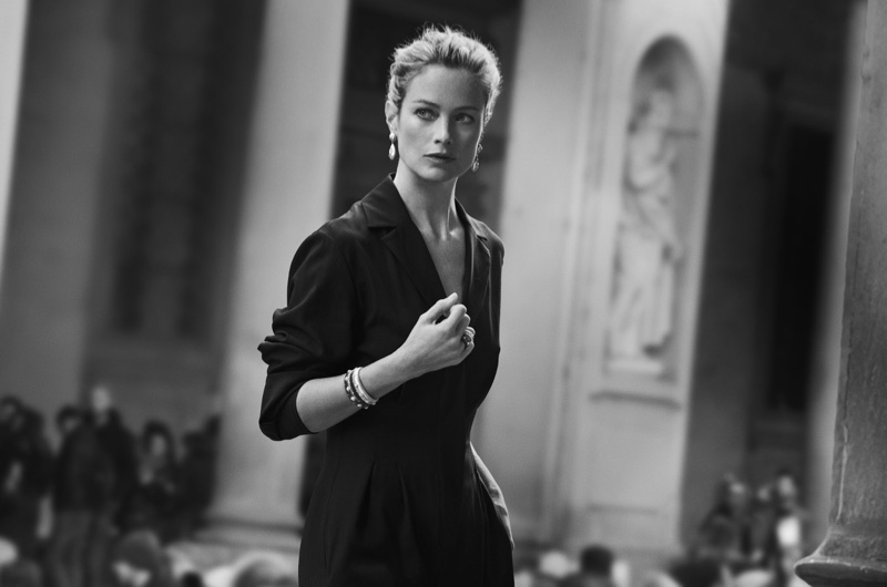 Peter Lindbergh photographs Carolyn Murphy for Buccellati's spring-summer 2018 campaign