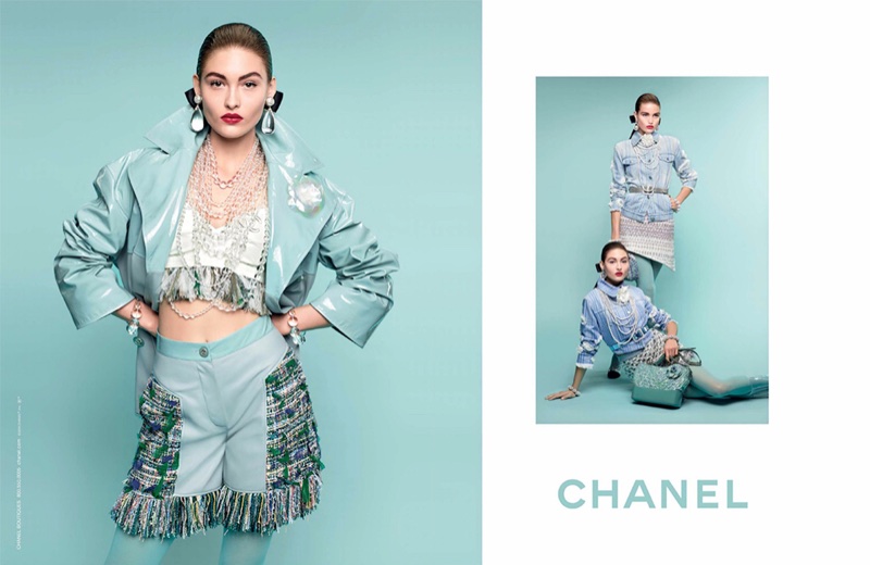 Karl Lagerfeld photographs Chanel's spring-summer 2018 campaign