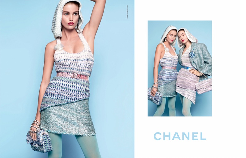 Luna Bijl and Grace Elizabeth front Chanel's spring-summer 2018 campaign